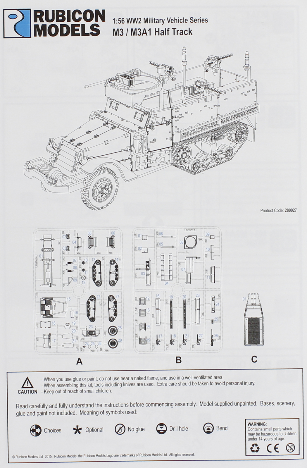 Rubicon 1/56 M3 / M3A1 Half Track image