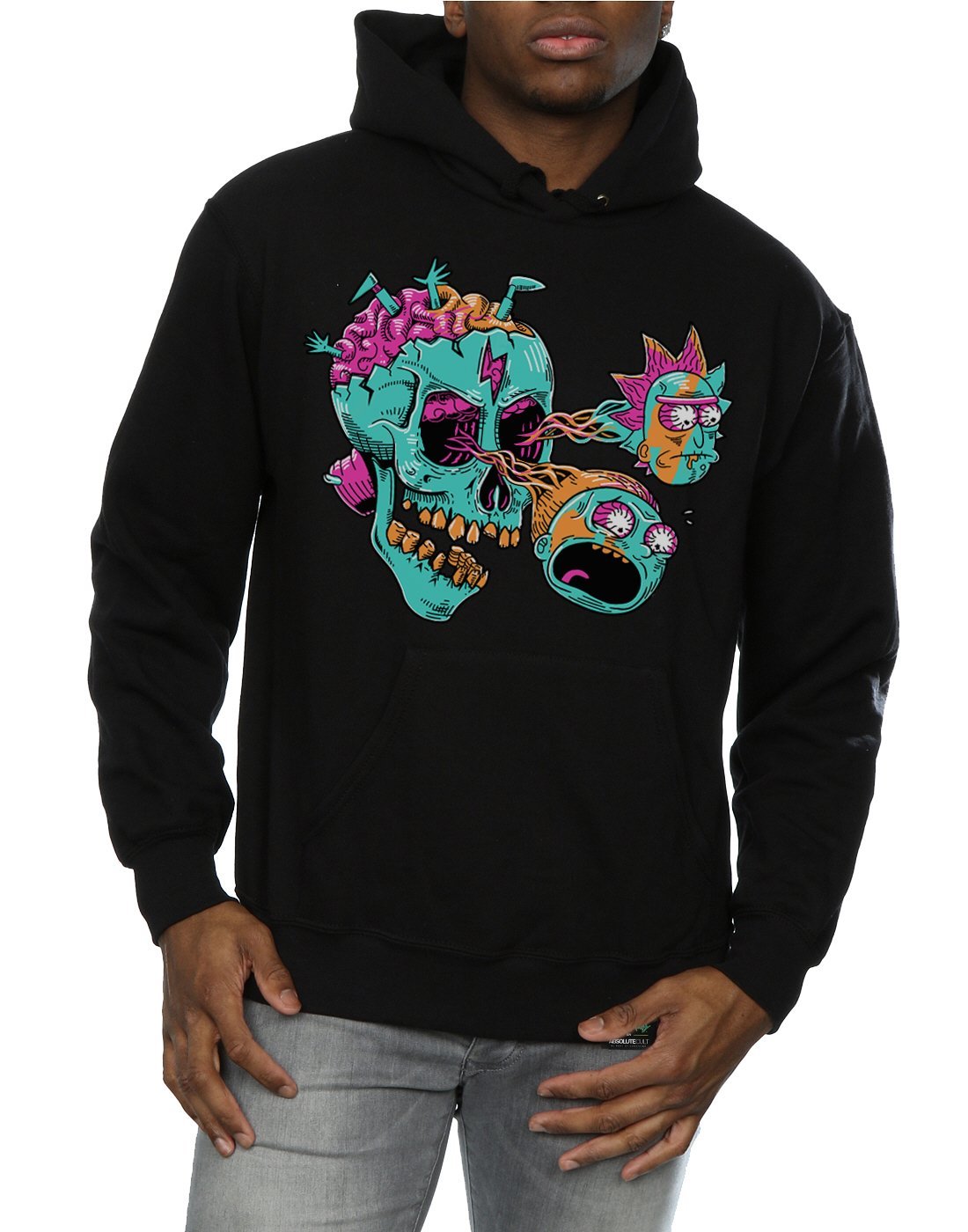 Rick and Morty: Eyeball Skull Hoodie (XX-Large)