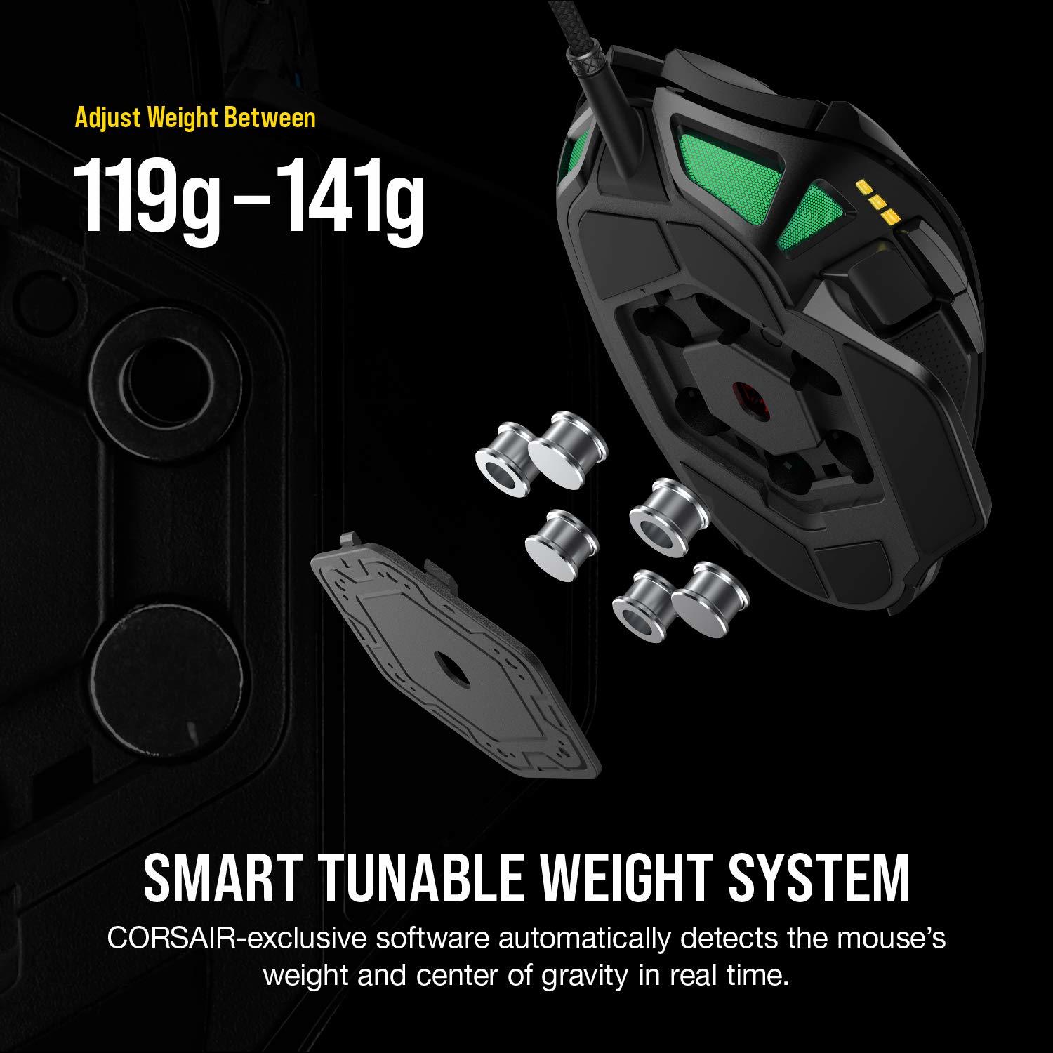 Corsair Nightsword RGB Tunable FPS/MOBA Optical Gaming Mouse for PC image