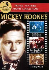 Mickey Rooney Triple Feature (Little Lord Fauntleroy, Love Laughs At Andy Hardy, The Big Wheel) on DVD