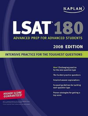 Kaplan LSAT 180: 2008 by Dr. Eric Goodman image