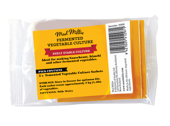 Mad Millie: Fermented Vegetable Culture Sachets x 5 image