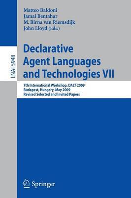 Declarative Agent Languages and Technologies VII image