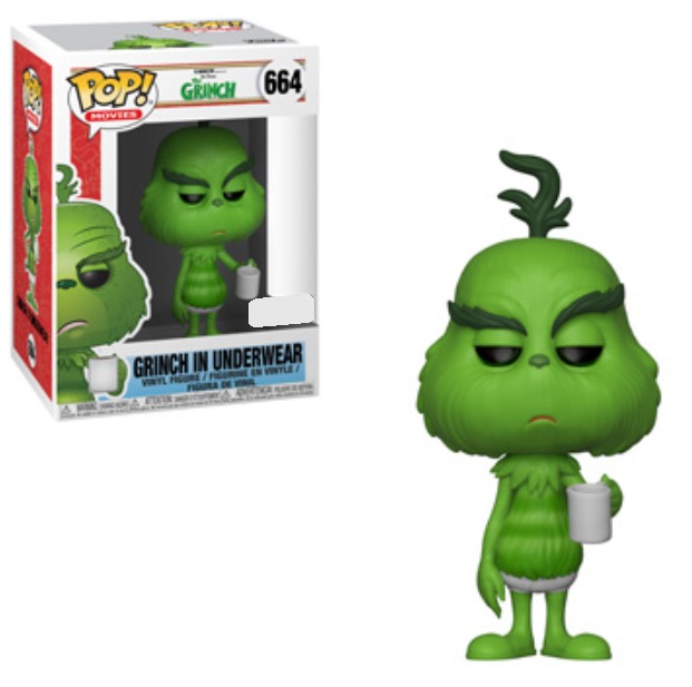 The Grinch (2018) - The Grinch (in Underwear) Pop! Vinyl Figure image