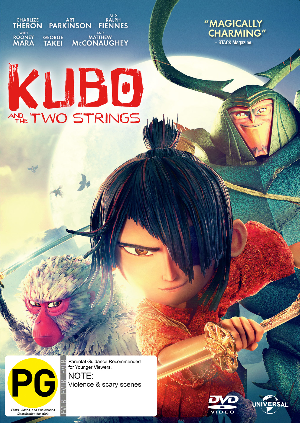 Kubo and The Two Strings on DVD image