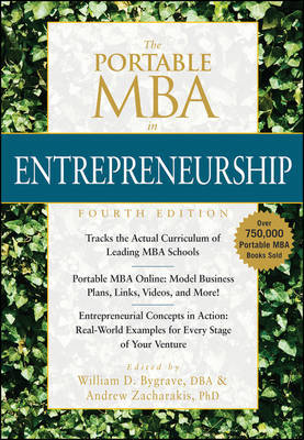 The Portable MBA in Entrepreneurship, Fourth Edition by William D. Bygrave image