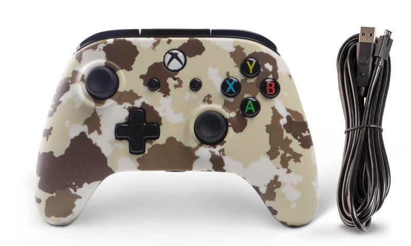 Xbox One Enhanced Wired Controller - Sandstorm Camo image