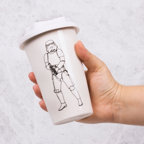 Star Wars: Original Stormtrooper Travel Mug - White image