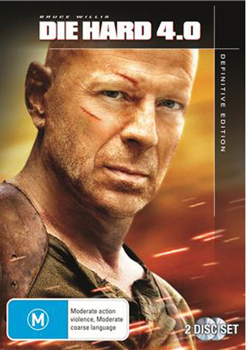 Die Hard 4.0 on DVD