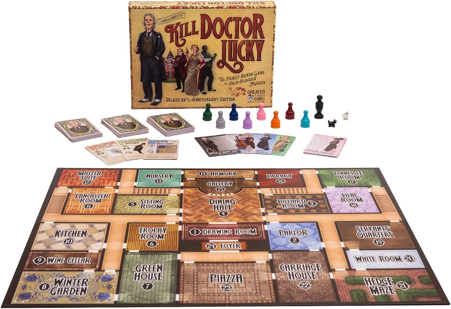 Kill Doctor Lucky Board Game at Mighty Ape Australia