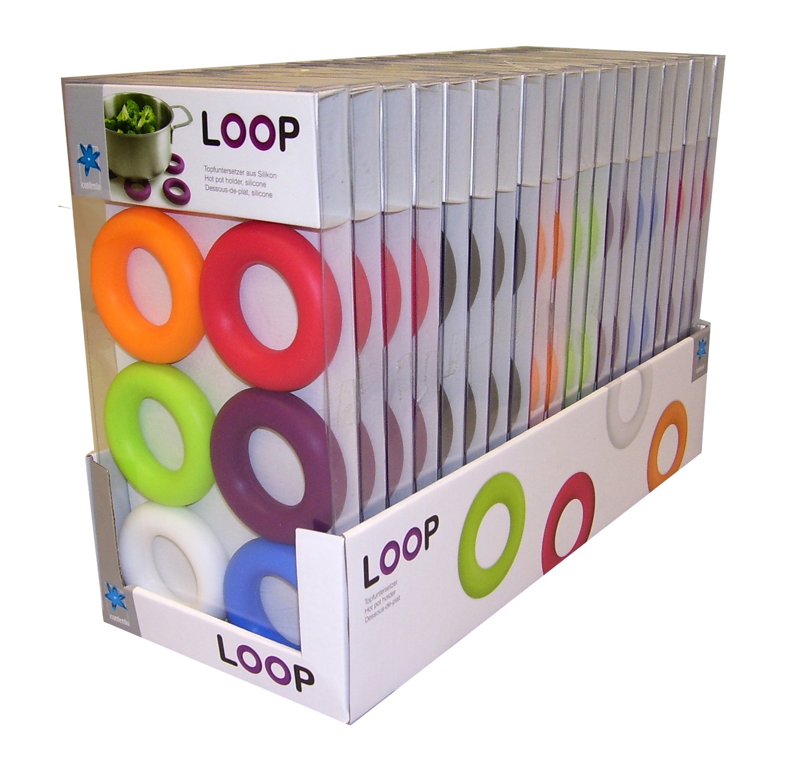 Zitos: Contento Loop Trivets Set - (Assorted Colour)