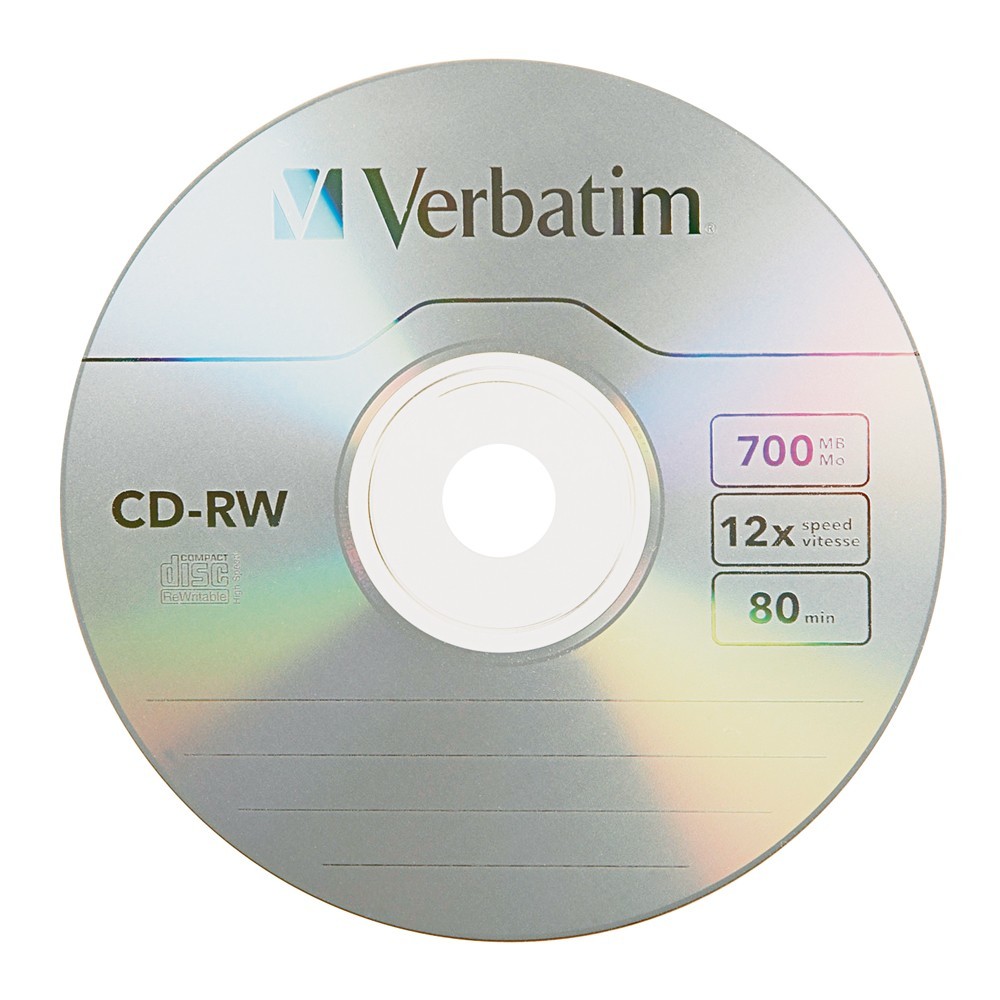 Verbatim CD-RW 700MB Spindle 12x (25 Pack) image