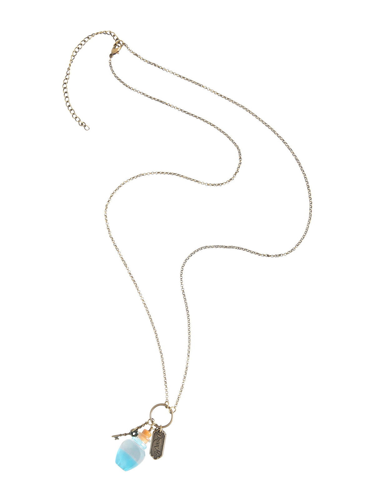 Neon Tuesday: Alice In Wonderland - Curiouser Bottle Necklace image