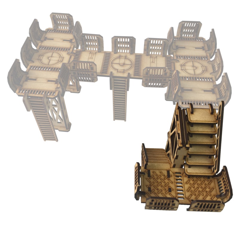 TTCombat: Tabletop Scenics – Sector 3 Stairs image