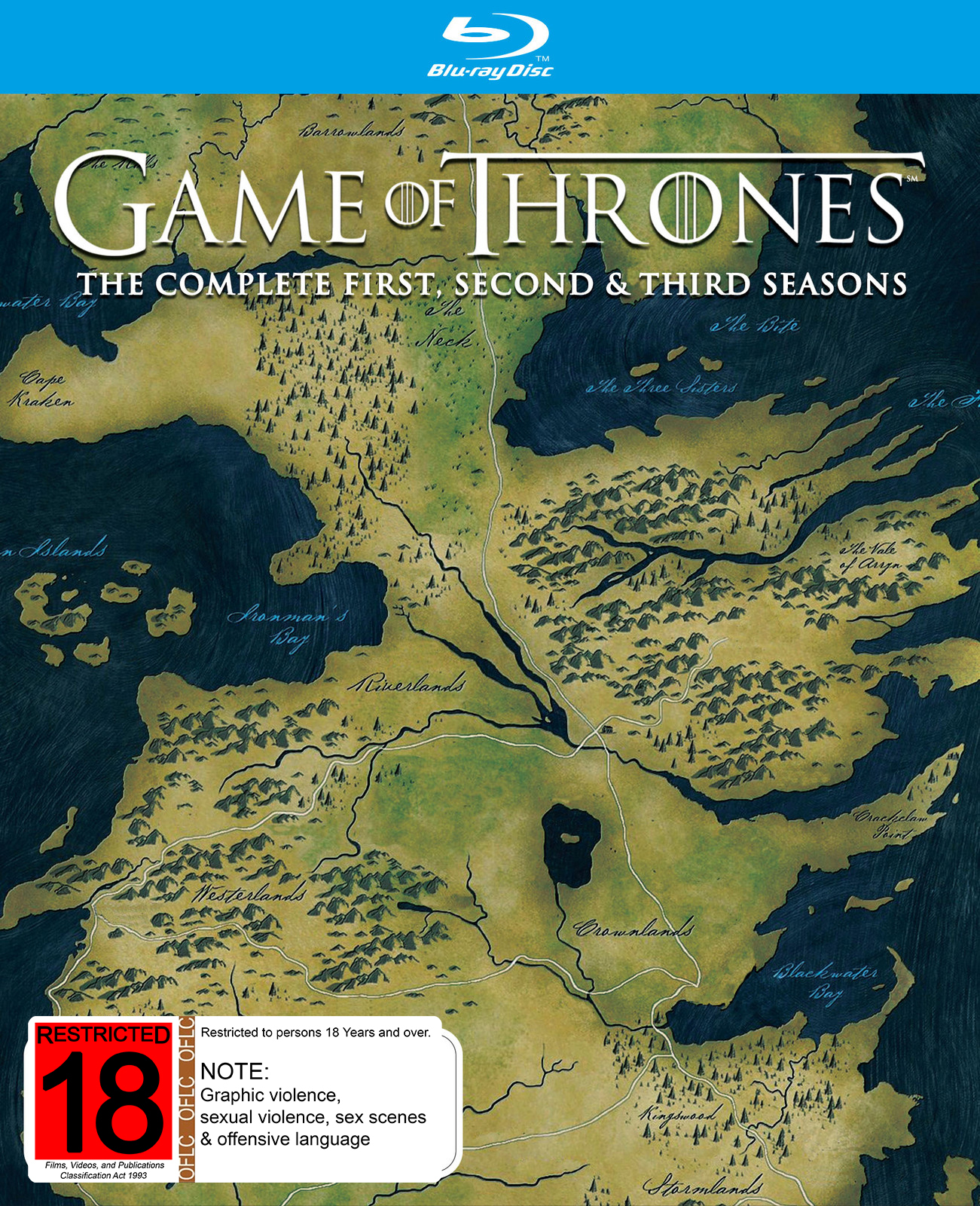 Game of Thrones - The Complete First, Second & Third Season (Vanilla Edition) on Blu-ray