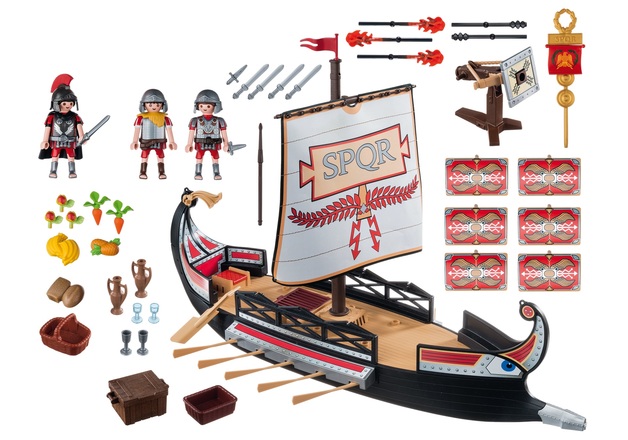 playmobil roman ship