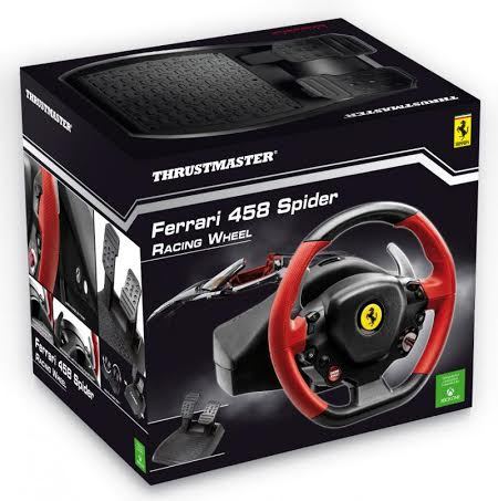 Thrustmaster 458 Spider Racing Wheel on Xbox Series X, Xbox One