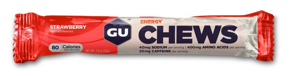 GU Energy Chews - Strawberry (54g) image