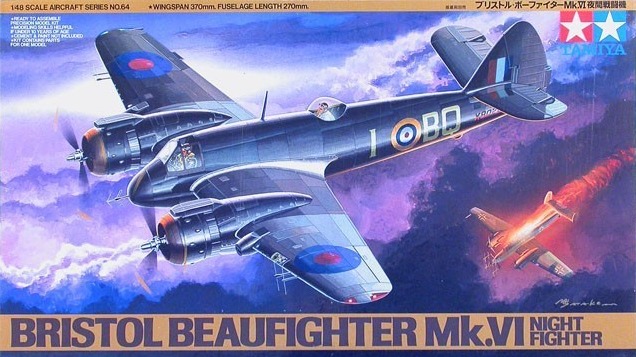 Tamiya: 1/48 Bristol Beaufighter Mk VI NF - Model Kit image