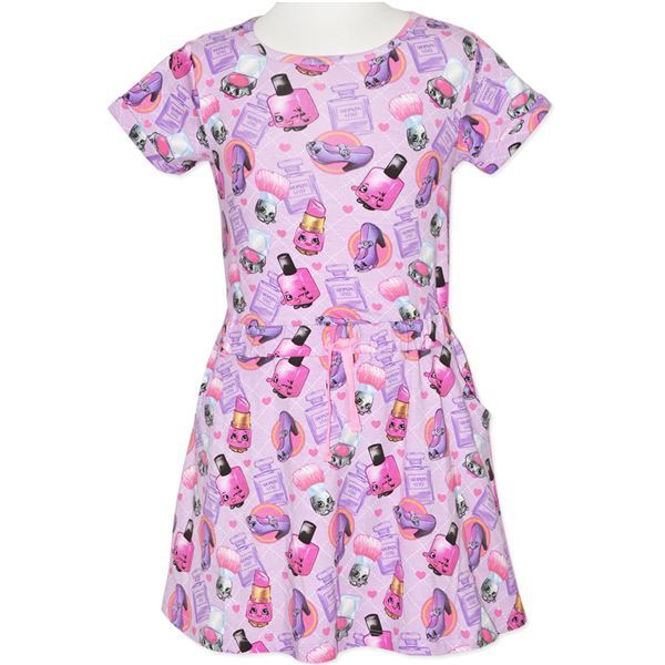 Shopkins Makeup T-Shirt Dress (Size 10)