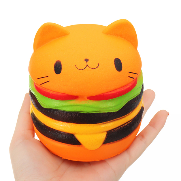 squishy burger toy
