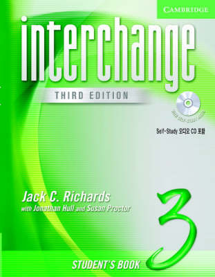 Interchange Student's Book 3 with Audio CD Korea Edition: Level 3 by Jack C Richards image
