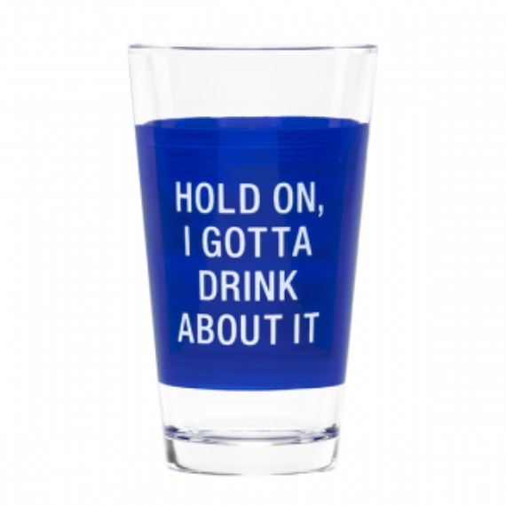 Say What? Pint Glass Hold On at Mighty Ape NZ