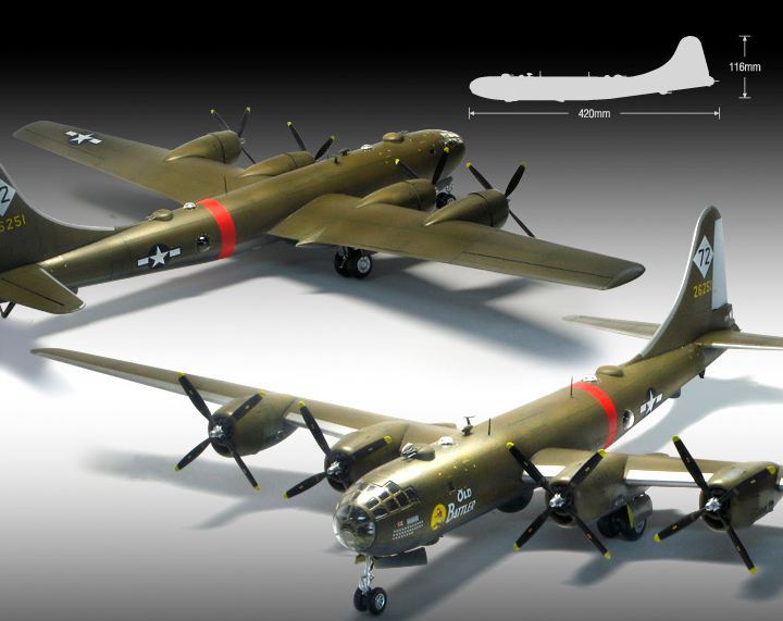 Academy USAAF B-29 "Old Battler" 1/72 Model Kit image