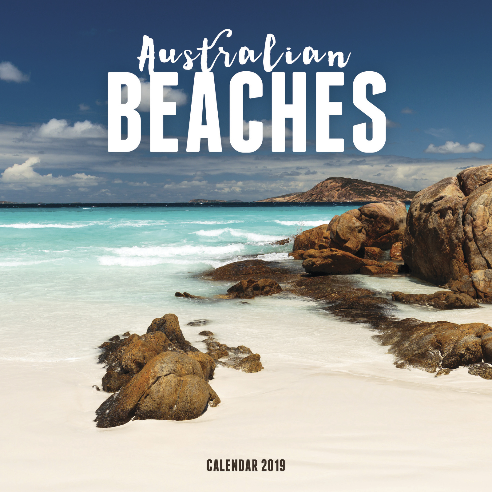 Australian Beaches 2019 Square Wall Calendar image