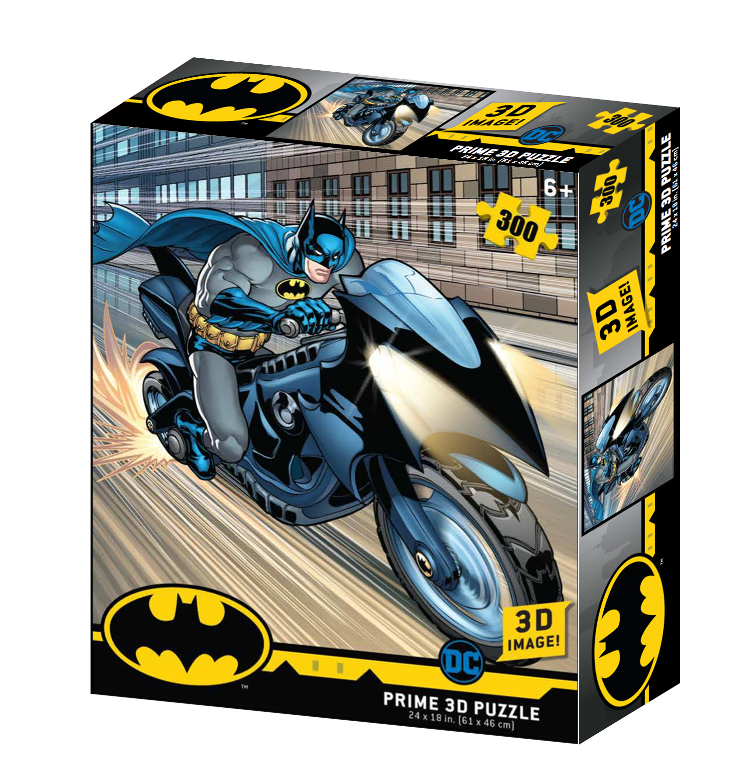 300pc DC Comic Puzzle Batman Batcycle Board Game at Mighty Ape