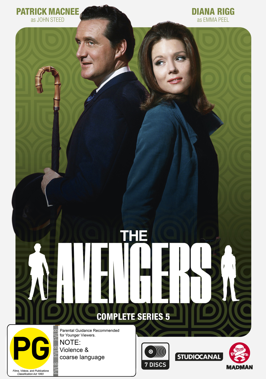 The Avengers - Complete Series 5 on DVD