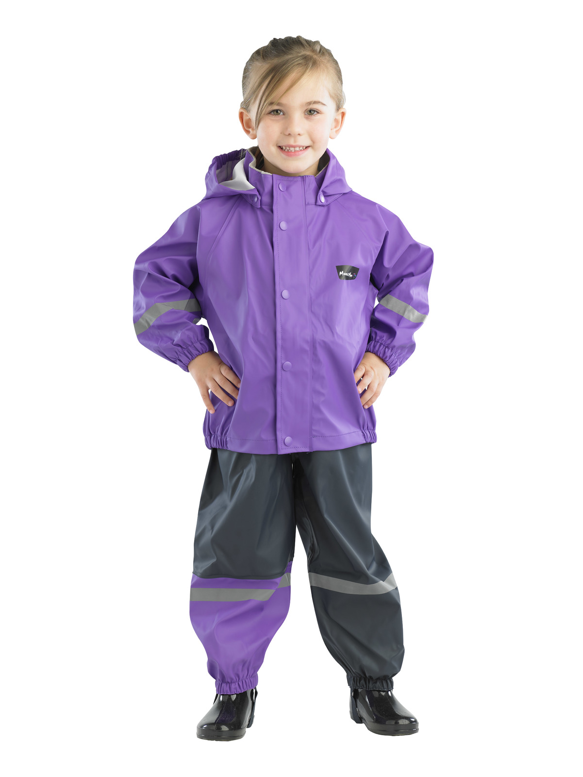 Mum 2 Mum: Rainwear Jacket - Purple (2 years) image