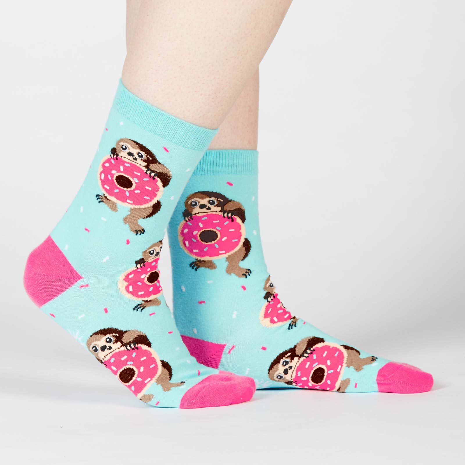 Women's - Snackin' Sloth Crew Socks