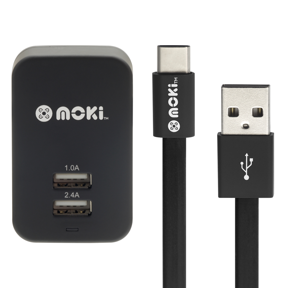 Moki Type-C USB Cable + Wall image