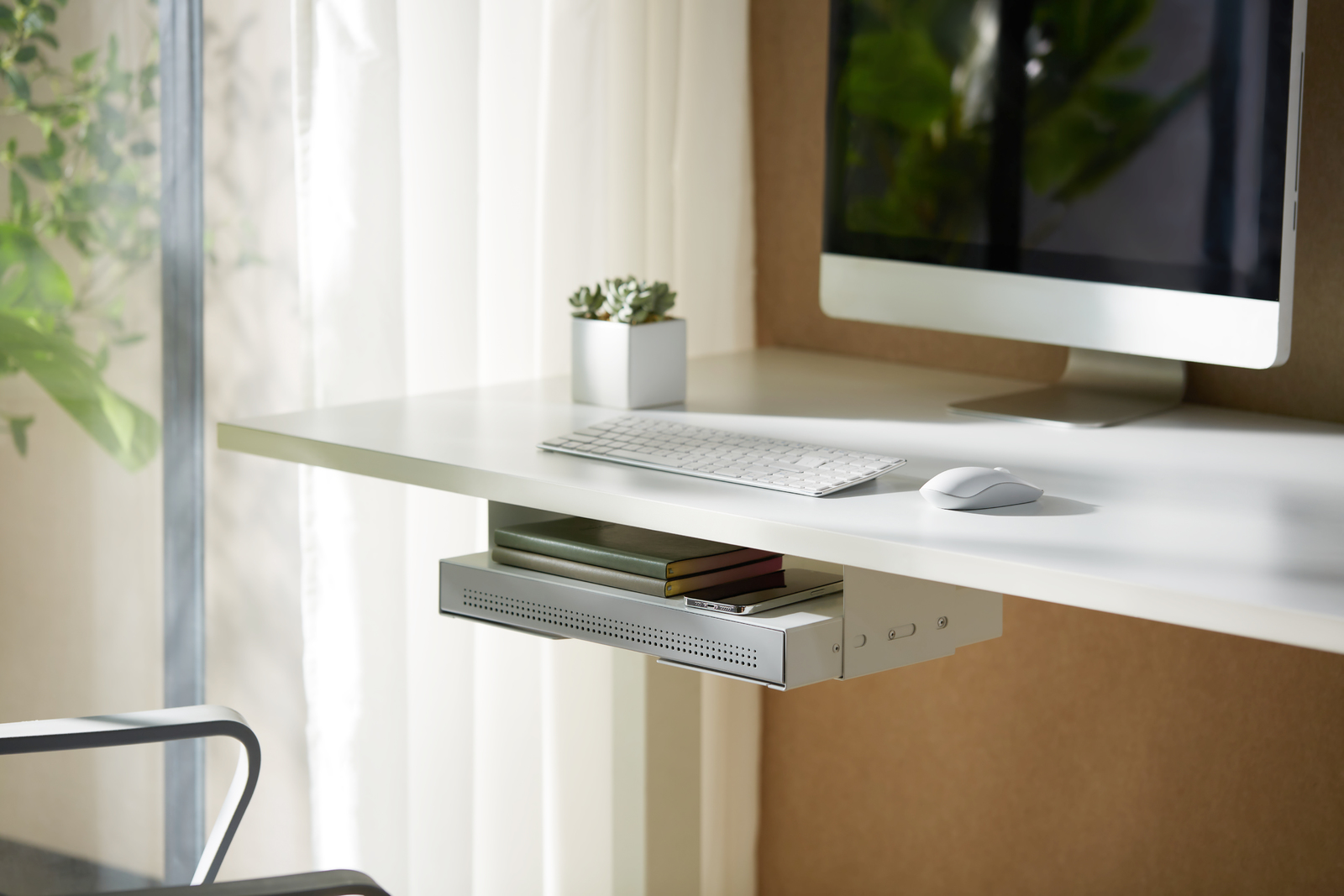 Buy UltraSlim Under Desk Storage Drawer at Mighty Ape NZ