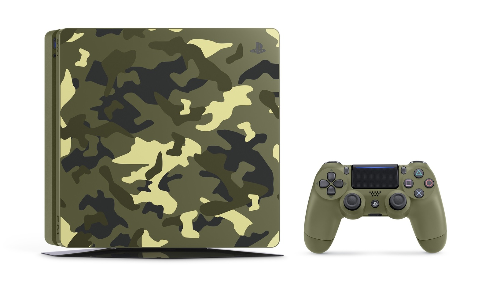 PS4 Slim 1TB COD WWII Limited Edition Console Bundle image