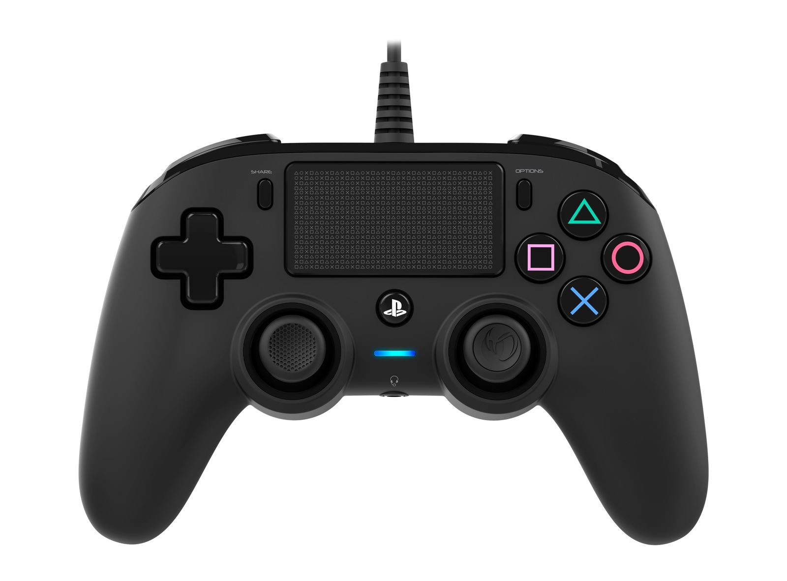 Nacon PS4 Wired Gaming Controller - Black for PS4 image