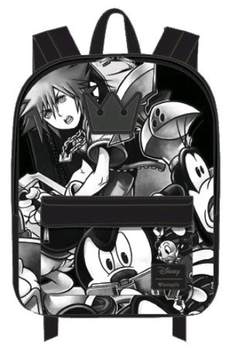 Loungefly: Kingdom Hearts - Black & White Backpack