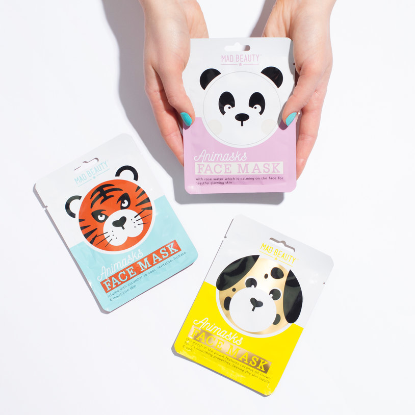 Mad Beauty Animasks Animal Face Masks Set (3x25ml) image