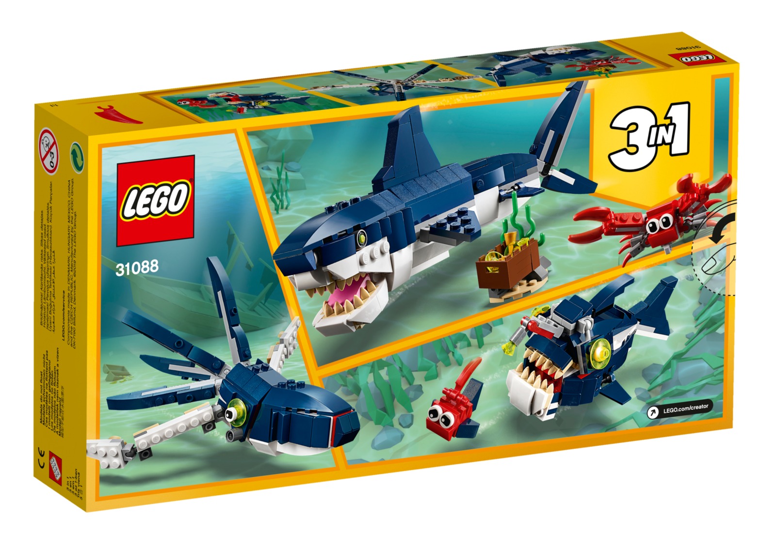 LEGO Creator: Deep Sea Creatures (31088)