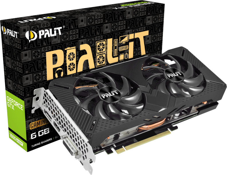 NVIDIA GeForce GTX 1660 SUPER GP OC 6GB Palit GPU image