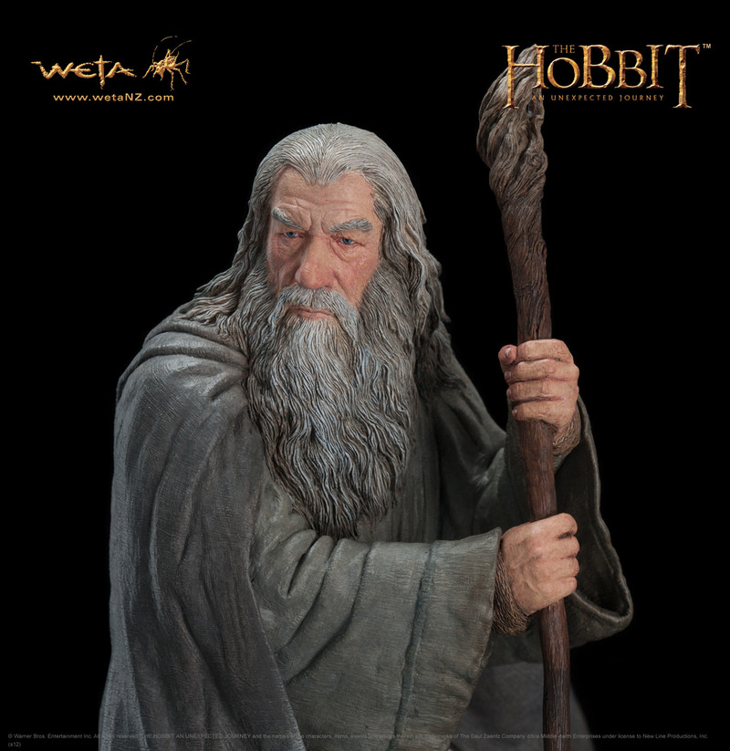 The Hobbit Gandalf the Grey Statue - by Weta image