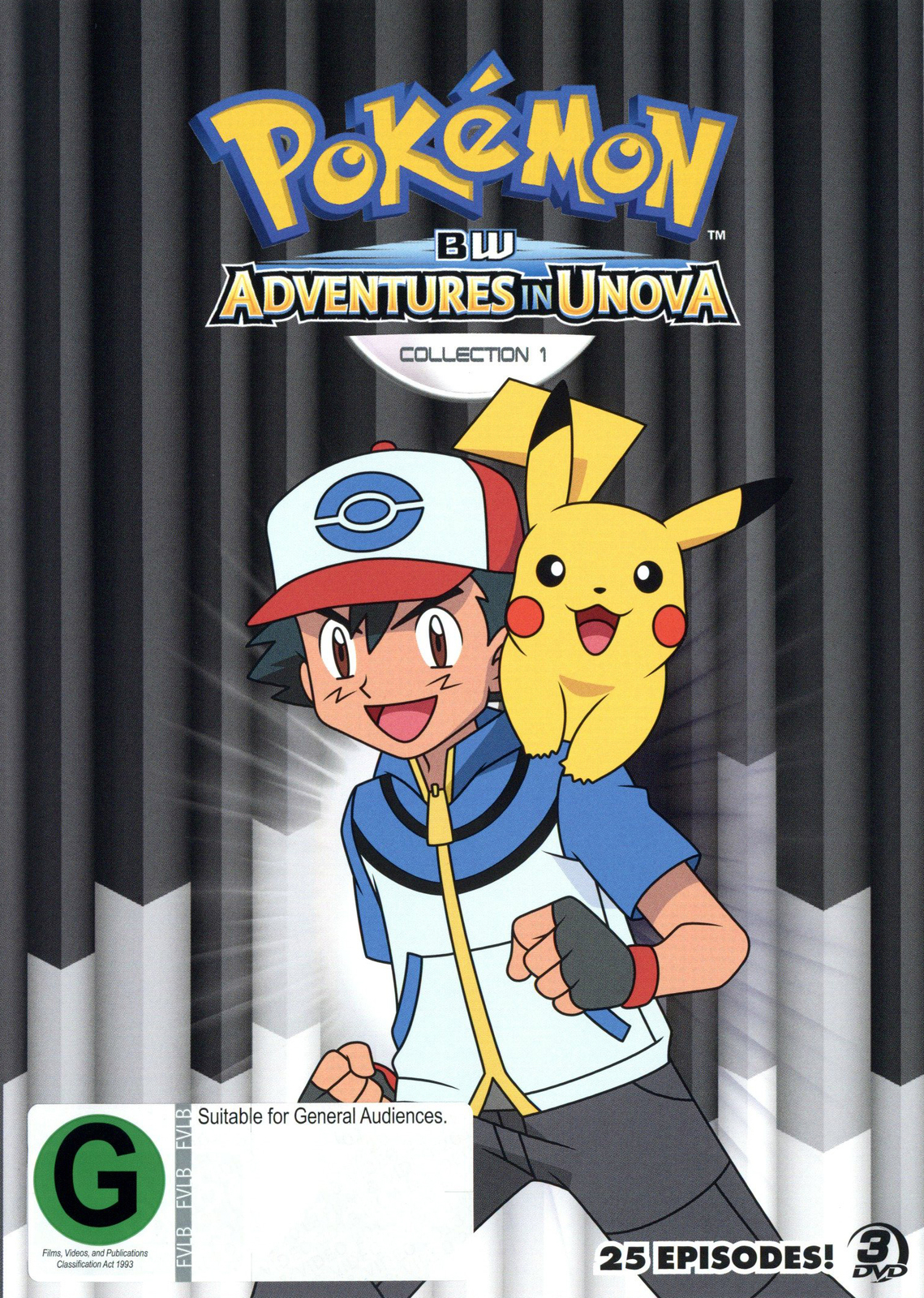 Pokemon Black & White: Adventures in Unova and Beyond - Collection 1 on DVD