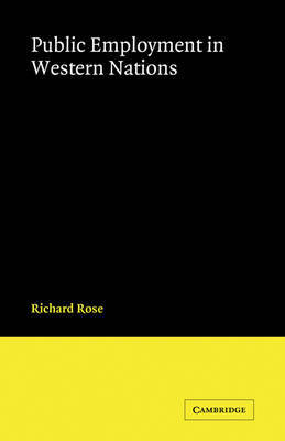 Public Employment in Western Nations by Richard Rose image