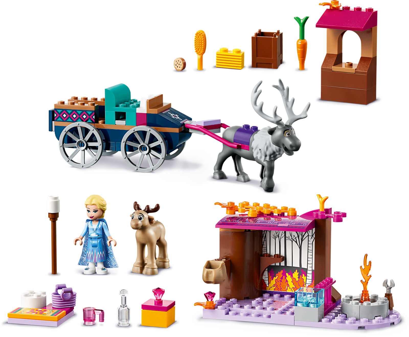 LEGO Disney: Frozen II - Elsa's Wagon Adventure (41166) image