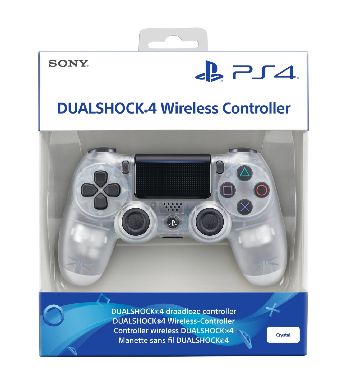 PlayStation 4 Dual Shock 4 v2 Wireless Controller - Crystal for PS4 image