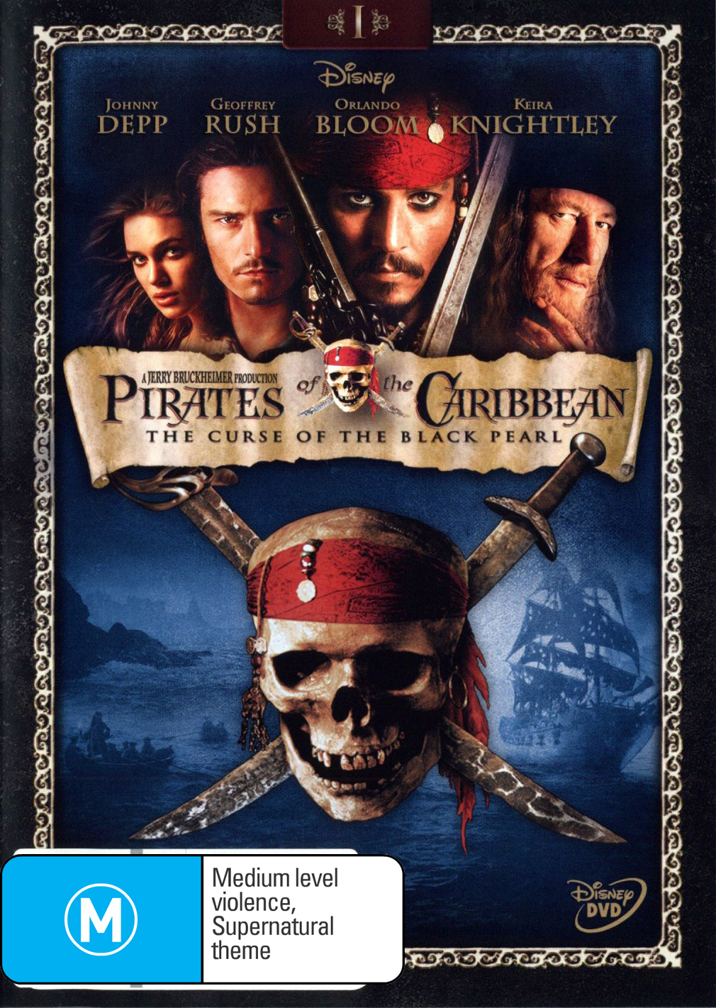 Pirates of the Caribbean - The Curse of the Black Pearl on DVD