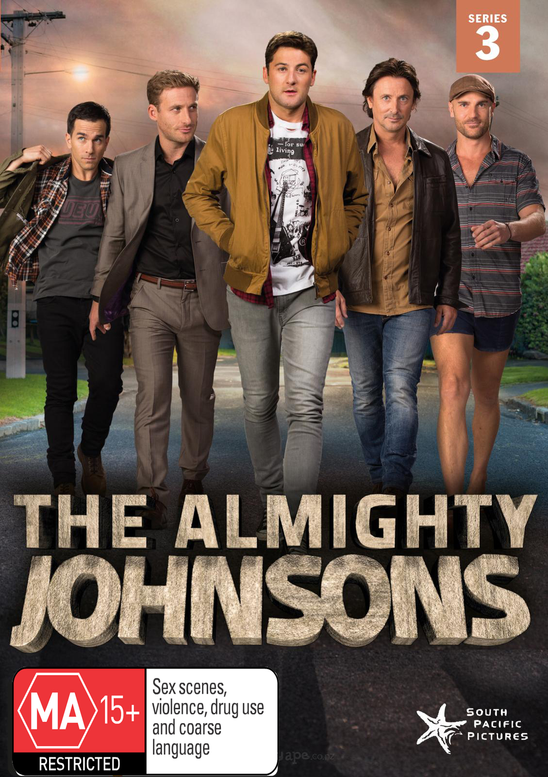 The Almighty Johnsons - The Complete Third Series on DVD image