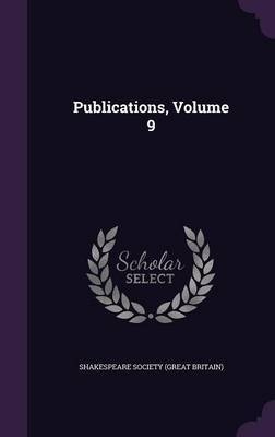 Publications, Volume 9 on Hardback