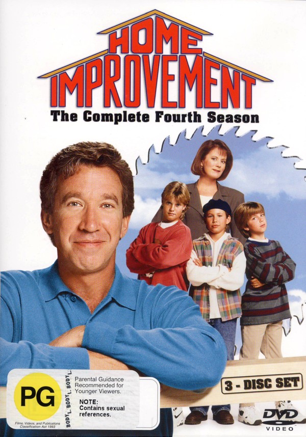 Home Improvement - Complete Season 4 (3 Disc Set) on DVD image